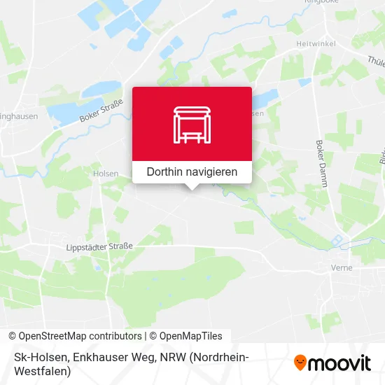 Sk-Holsen, Enkhauser Weg Karte