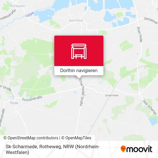 Sk-Scharmede, Rotheweg Karte