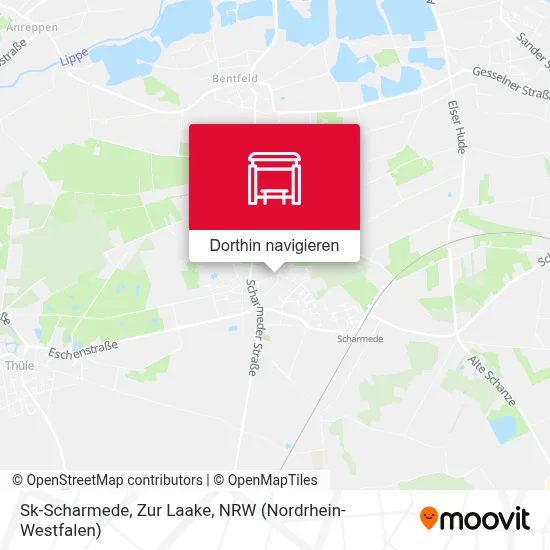 Sk-Scharmede, Zur Laake Karte