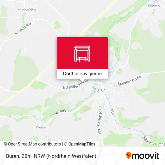 Büren, Bühl Karte