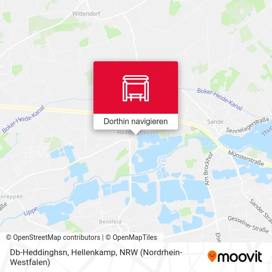 Db-Heddinghsn, Hellenkamp Karte