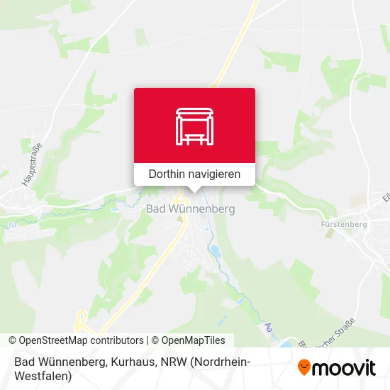 Bad Wünnenberg, Kurhaus Karte