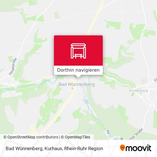 Bad Wünnenberg, Kurhaus Karte