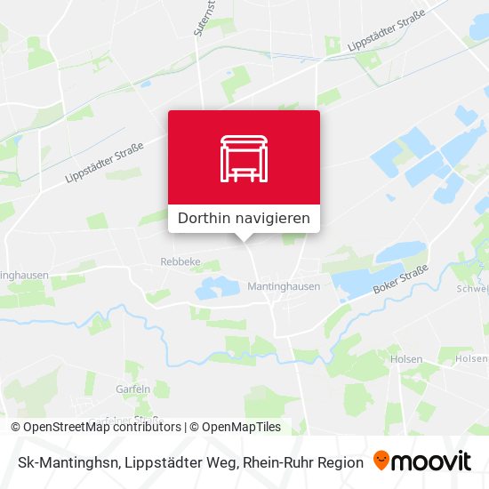 Sk-Mantinghsn, Lippstädter Weg Karte
