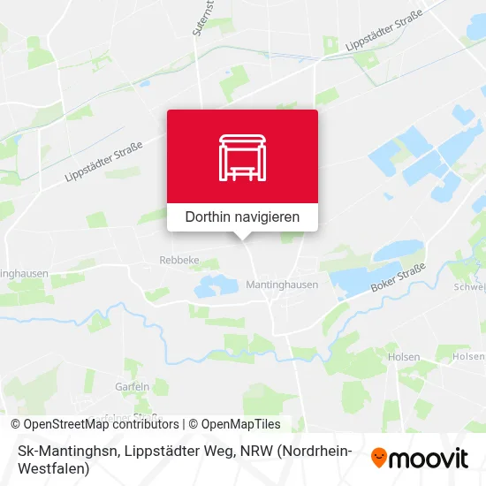 Sk-Mantinghsn, Lippstädter Weg Karte