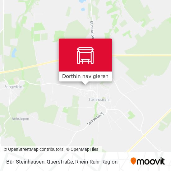 Bür-Steinhausen, Querstraße Karte