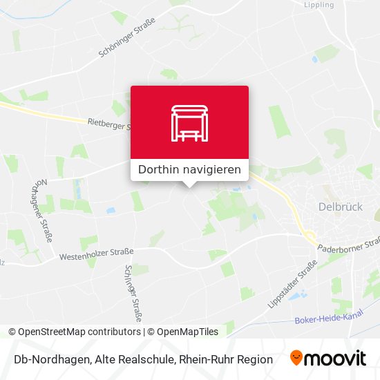 Db-Nordhagen, Alte Realschule Karte