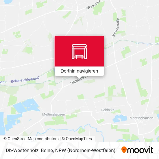 Db-Westenholz, Beine Karte