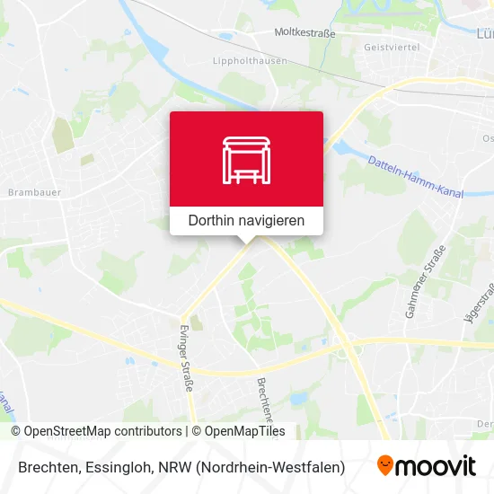 Brechten, Essingloh Karte
