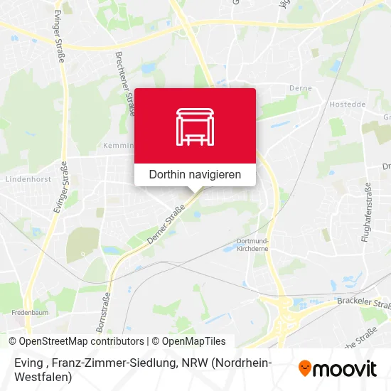 Eving , Franz-Zimmer-Siedlung Karte