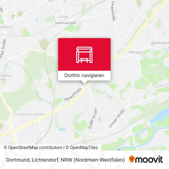 Dortmund, Lichtendorf Karte