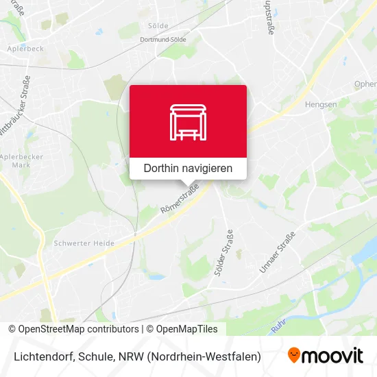 Lichtendorf, Schule Karte