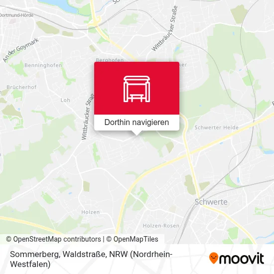 Sommerberg, Waldstraße Karte