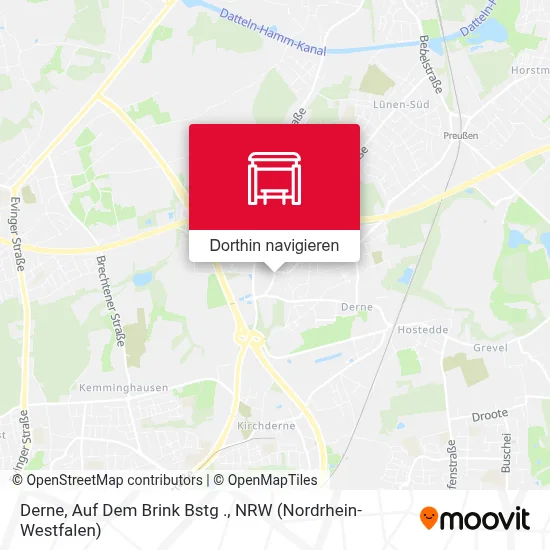 Derne,  Auf Dem Brink Bstg . Karte