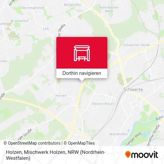 Holzen, Mischwerk Holzen Karte