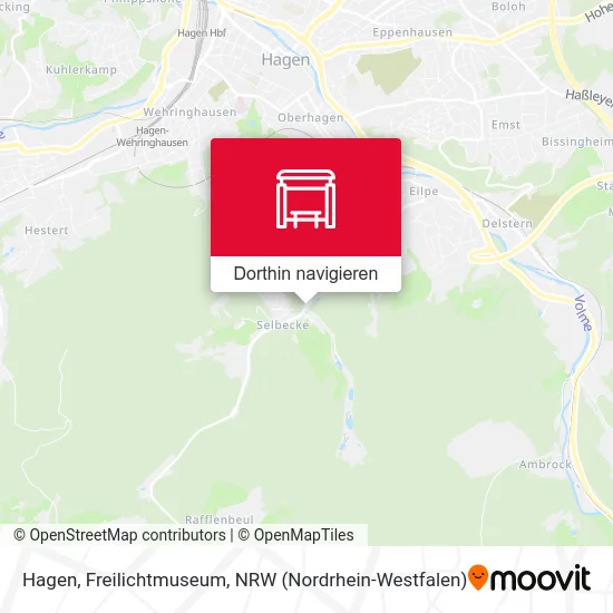 Hagen, Freilichtmuseum Karte