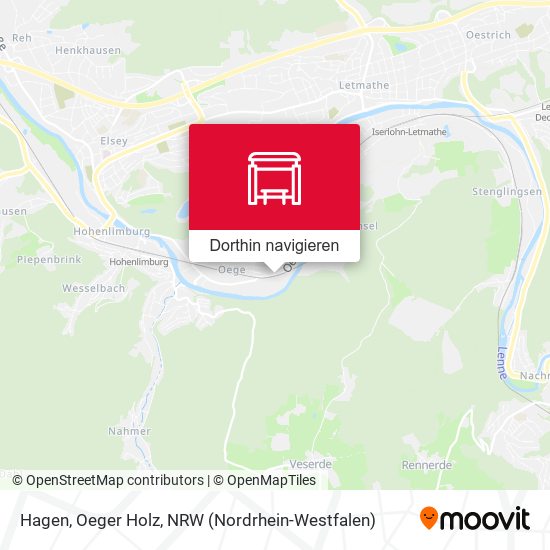 Hagen, Oeger Holz Karte