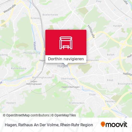 Hagen, Rathaus An Der Volme Karte