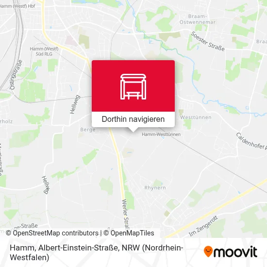 Hamm, Albert-Einstein-Straße Karte