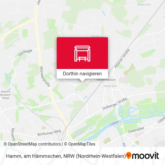 Hamm, am Hämmschen Karte
