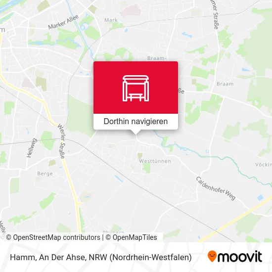 Hamm, An Der Ahse Karte