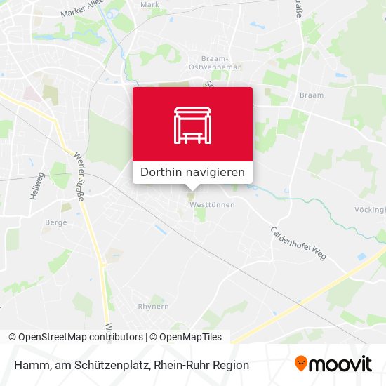 Hamm, am Schützenplatz Karte