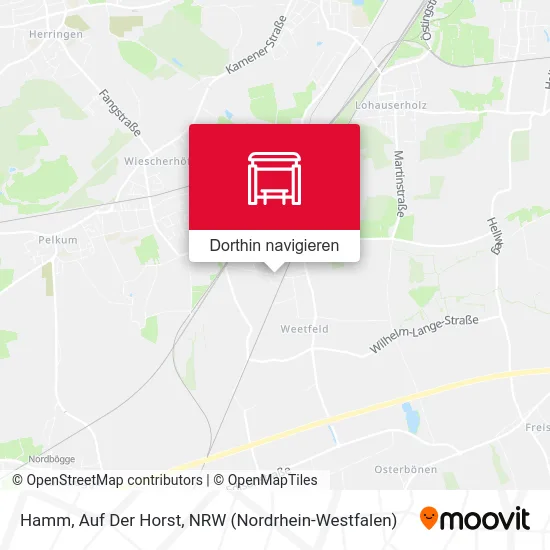 Hamm, Auf Der Horst Karte