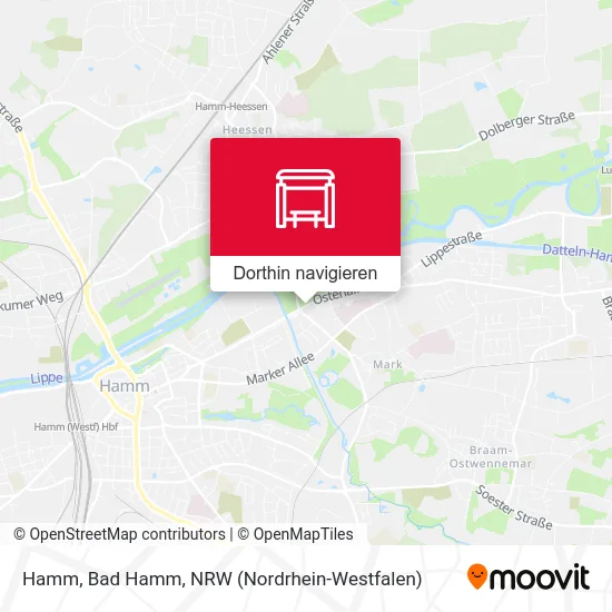 Hamm, Bad Hamm Karte