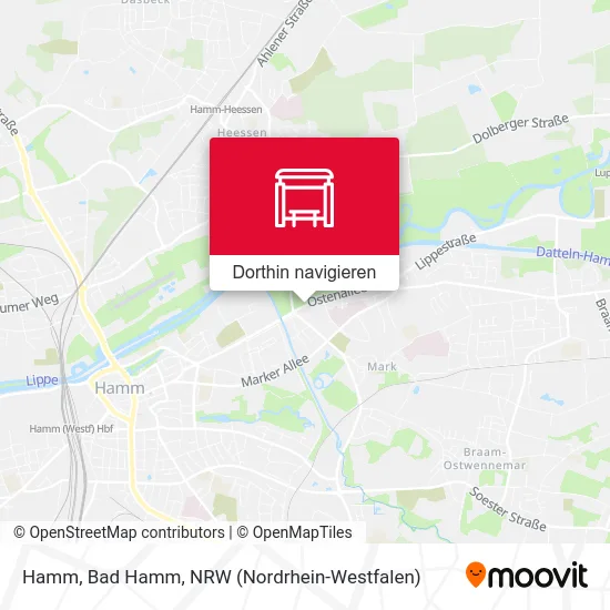 Hamm, Bad Hamm Karte