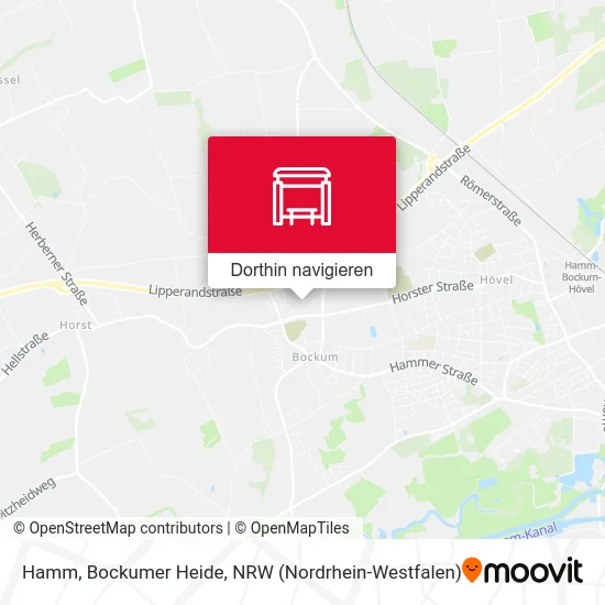 Hamm, Bockumer Heide Karte