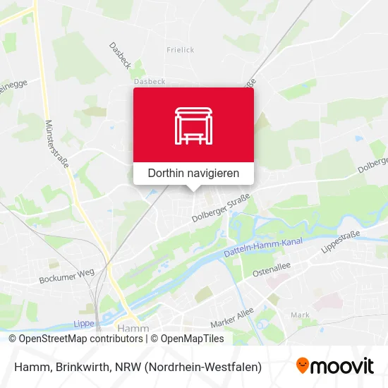 Hamm, Brinkwirth Karte