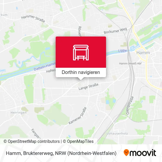 Hamm, Bruktererweg Karte