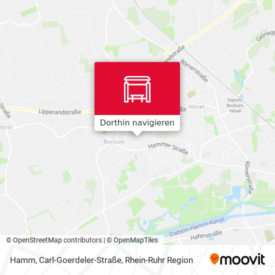 Hamm, Carl-Goerdeler-Straße Karte