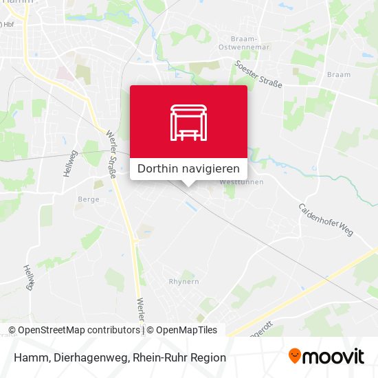 Hamm, Dierhagenweg Karte