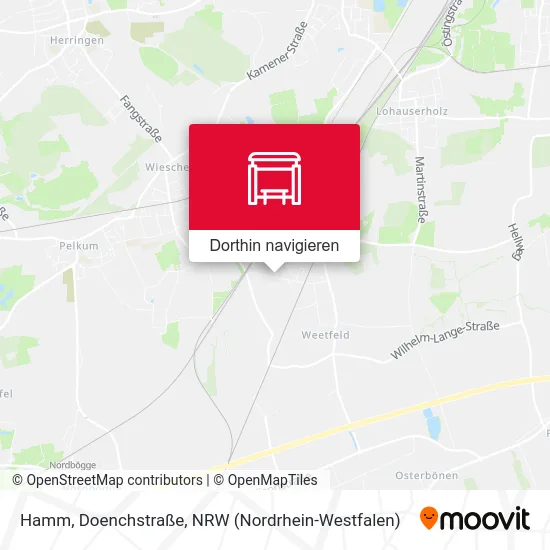 Hamm, Doenchstraße Karte