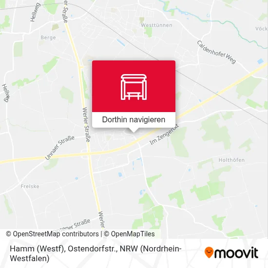 Hamm (Westf), Ostendorfstr. Karte