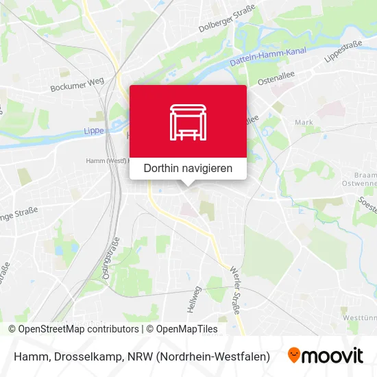 Hamm, Drosselkamp Karte