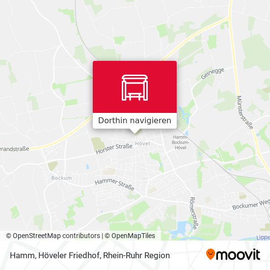 Hamm, Höveler Friedhof Karte