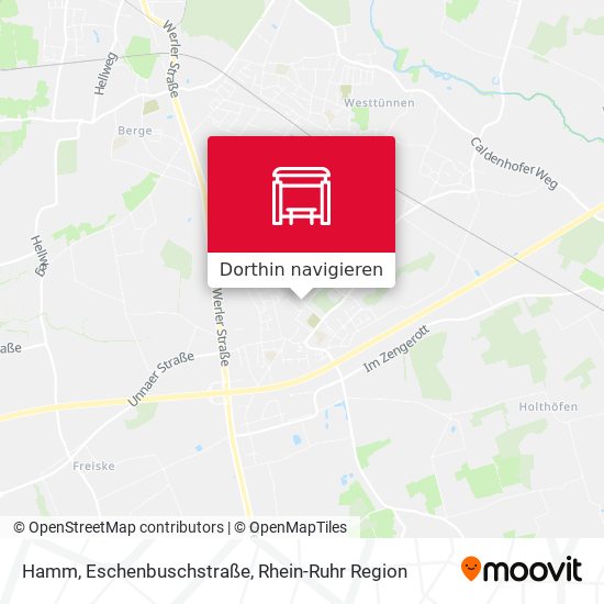 Hamm, Eschenbuschstraße Karte