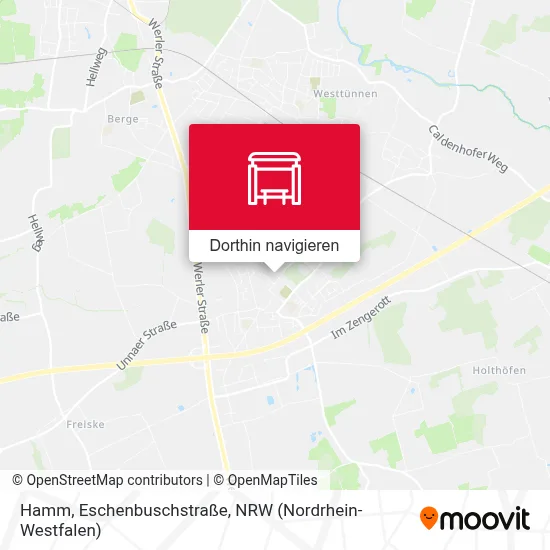 Hamm, Eschenbuschstraße Karte