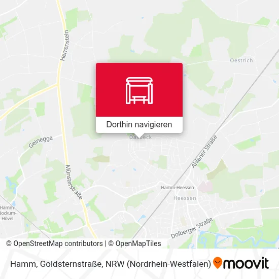 Hamm, Goldsternstraße Karte
