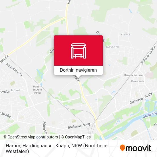 Hamm, Hardinghauser Knapp Karte