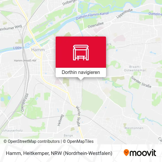 Hamm, Heitkemper Karte