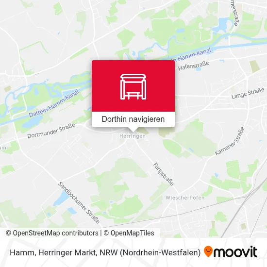 Hamm, Herringer Markt Karte