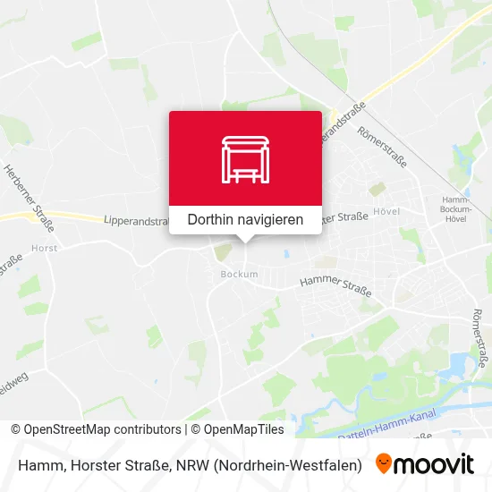 Hamm, Horster Straße Karte