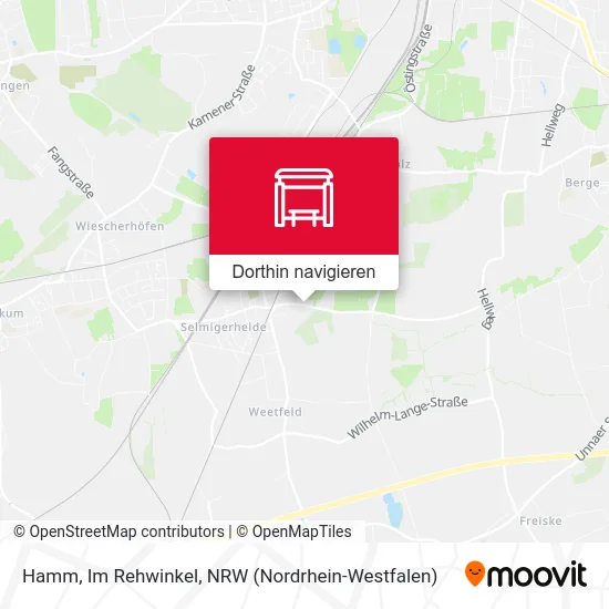 Hamm, Im Rehwinkel Karte