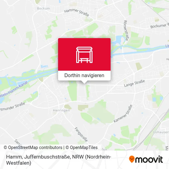 Hamm, Juffernbuschstraße Karte