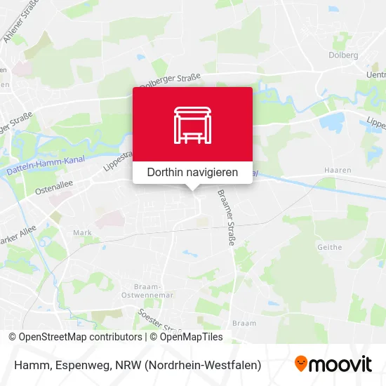 Hamm, Espenweg Karte