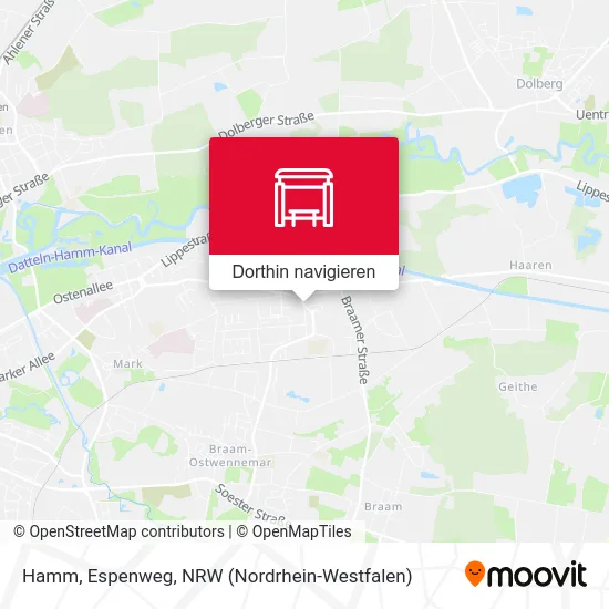 Hamm, Espenweg Karte