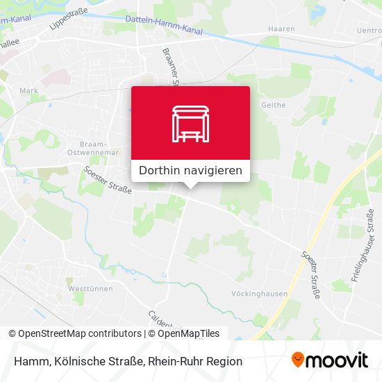Hamm, Kölnische Straße Karte